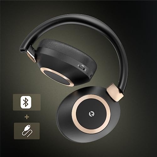 Active Noise Cancelling Headphones, 100H Playtime Headphones Wireless Bluetooth, Bluetooth Headphone with Mic, Over Ear Wireless Headphone with Deep Bass,Fast Charging for Travel - Image 3